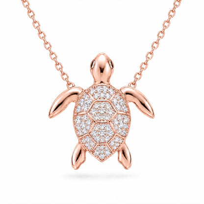 Marea 18K Gold Plated 925 Sterling Silver Cubic Zirconia Necklace