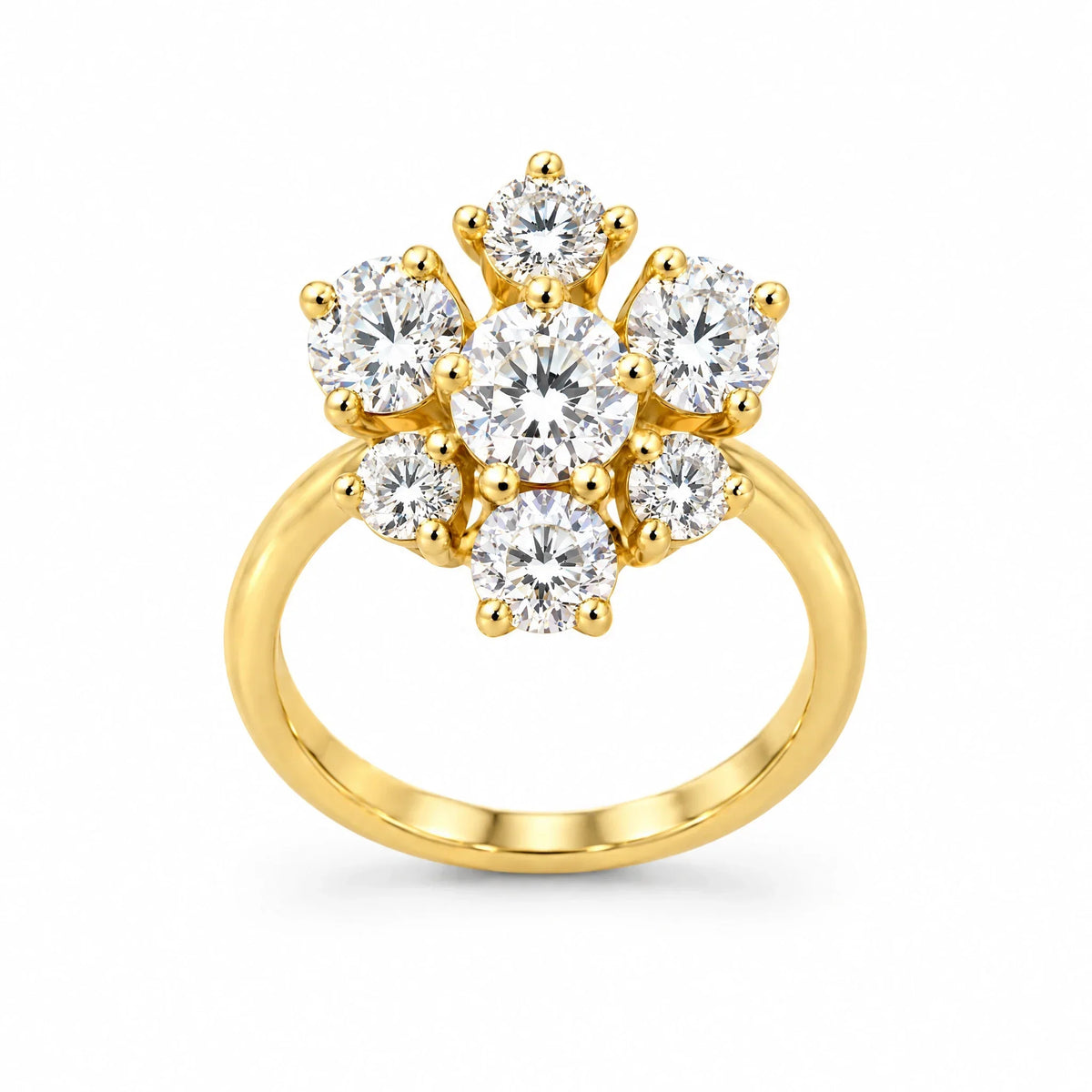 Margaux 18K Gold Plated 925 Sterling Silver Cubic Zirconia Ring