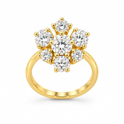 Margaux 18K Gold Plated 925 Sterling Silver Cubic Zirconia Ring