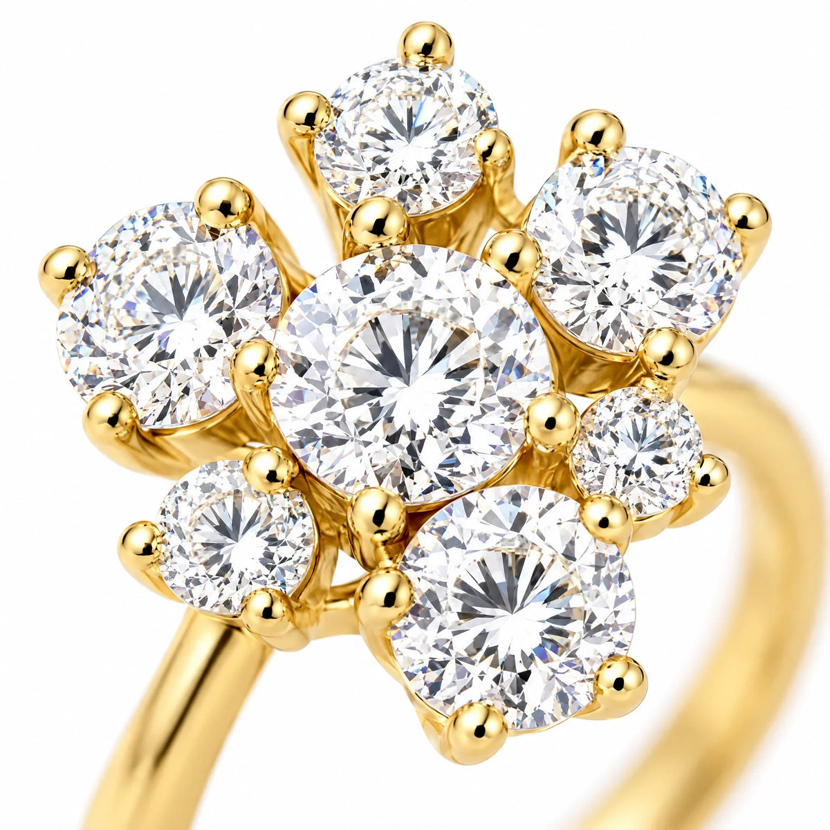 Margaux 18K Gold Plated 925 Sterling Silver Cubic Zirconia Ring