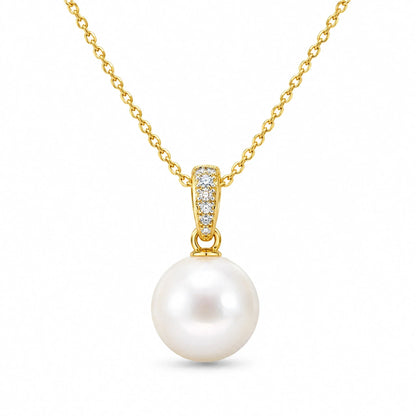 Marisol 18K Gold Plated 925 Sterling Silver Cubic Zirconia Necklace