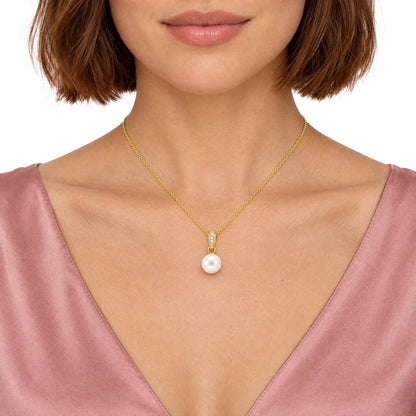 Marisol 18K Gold Plated 925 Sterling Silver Cubic Zirconia Necklace