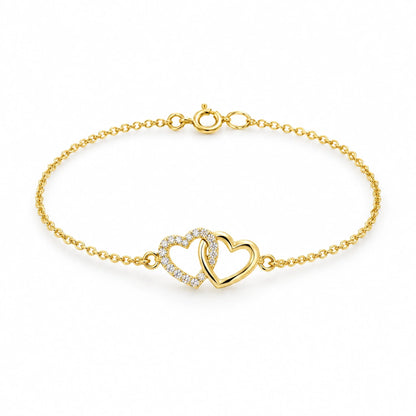 Mila 18K Gold Plated 925 Sterling Silver Cubic Zirconia Bracelet