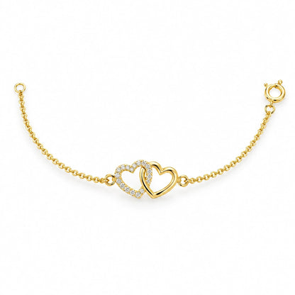 Mila 18K Gold Plated 925 Sterling Silver Cubic Zirconia Bracelet