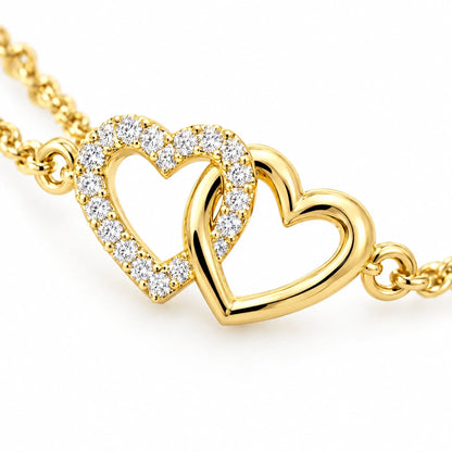 Mila 18K Gold Plated 925 Sterling Silver Cubic Zirconia Bracelet