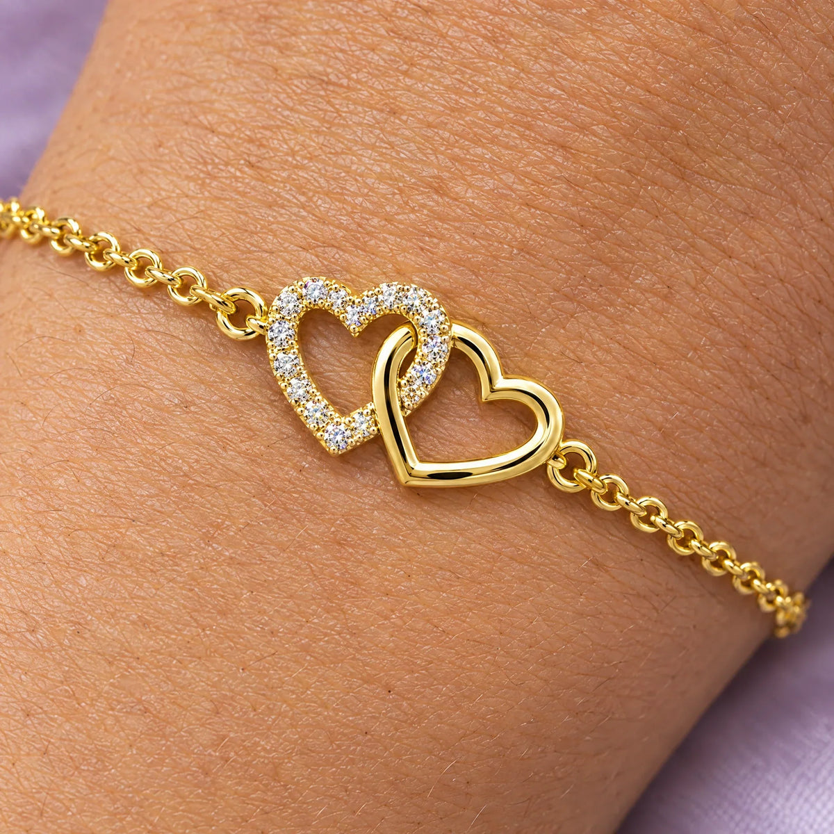 Mila 18K Gold Plated 925 Sterling Silver Cubic Zirconia Bracelet