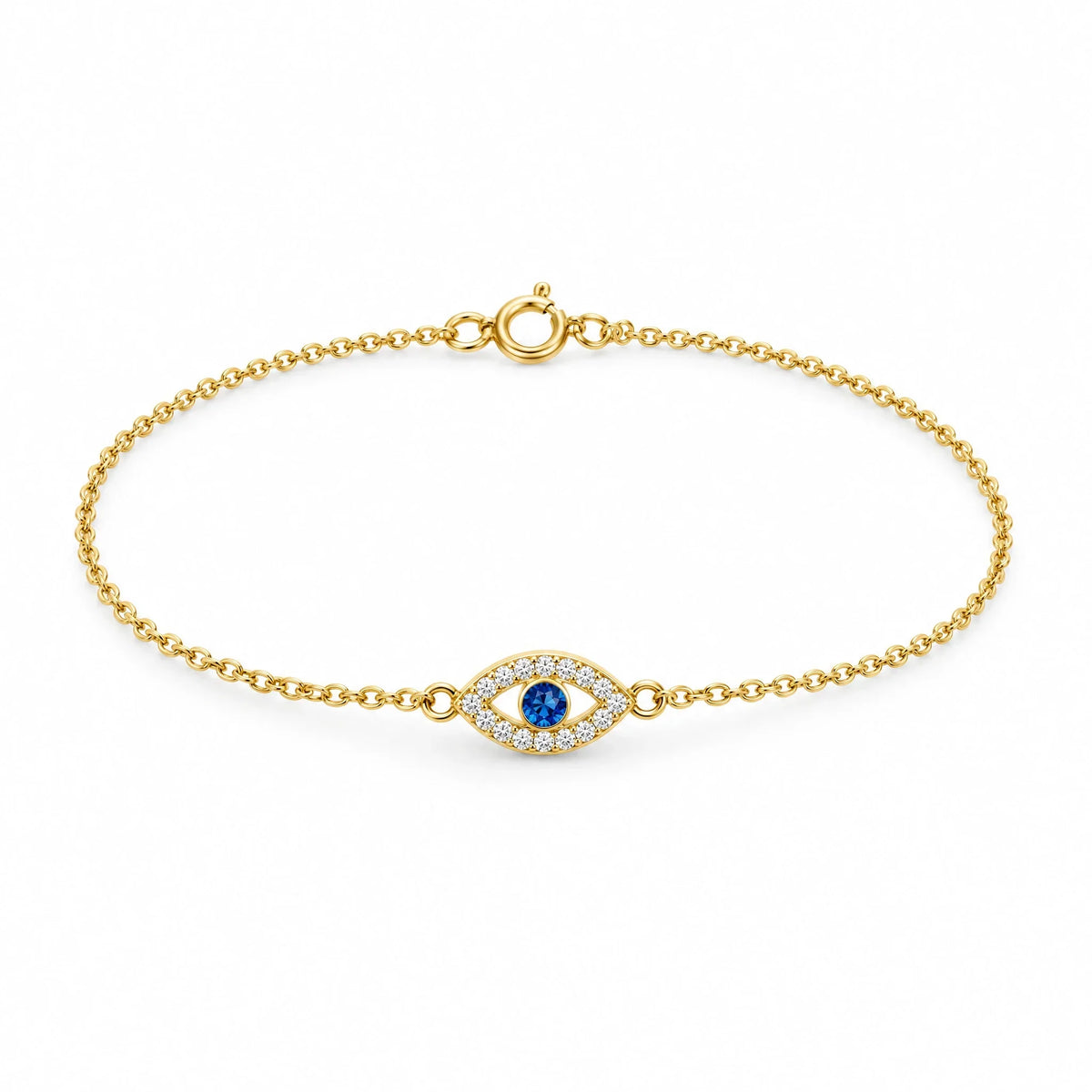 Nazar 18K Gold Plated 925 Sterling Silver Cubic Zirconia Bracelet
