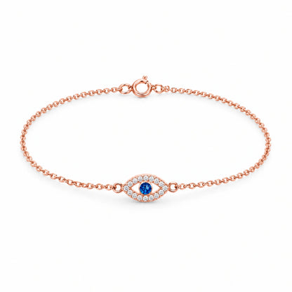 Nazar 18K Gold Plated 925 Sterling Silver Cubic Zirconia Bracelet