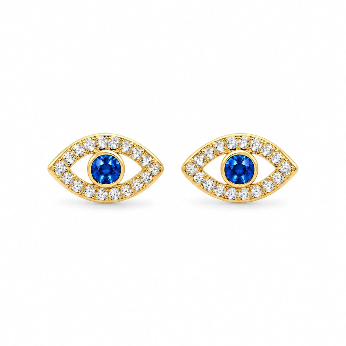 Nazara 18K Gold Plated 925 Sterling Silver Cubic Zirconia Earrings