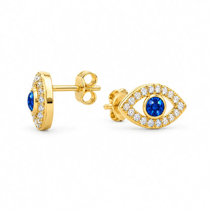 Nazara 18K Gold Plated 925 Sterling Silver Cubic Zirconia Earrings