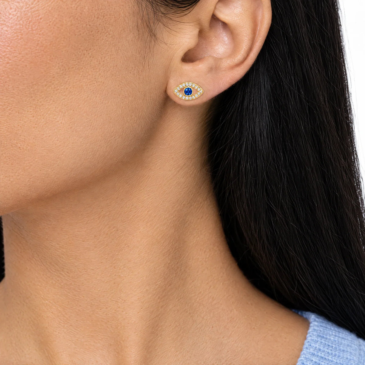 Nazara 18K Gold Plated 925 Sterling Silver Cubic Zirconia Earrings