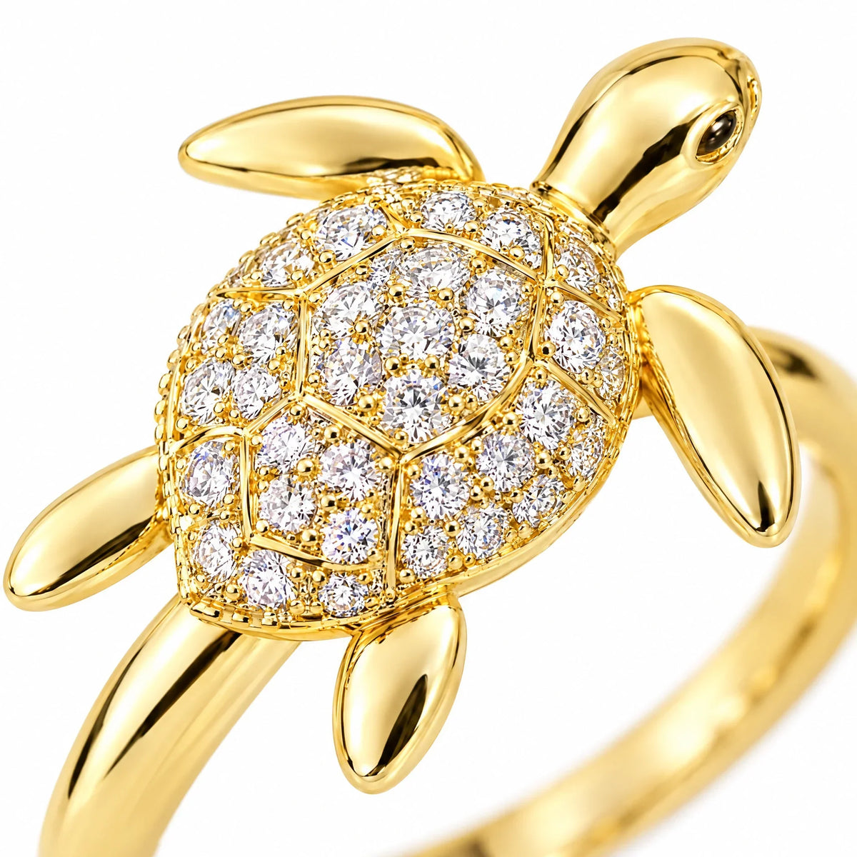 Nerina 18K Gold Plated 925 Sterling Silver Cubic Zirconia Ring