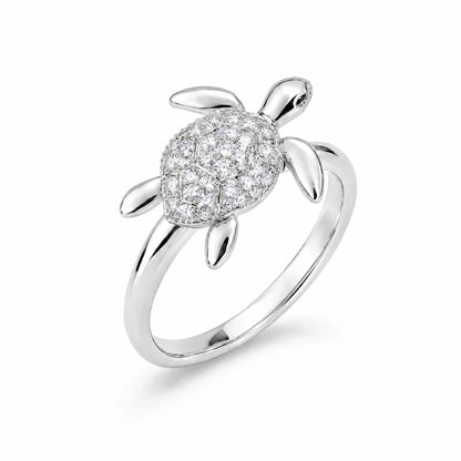 Nerina 18K Gold Plated 925 Sterling Silver Cubic Zirconia Ring