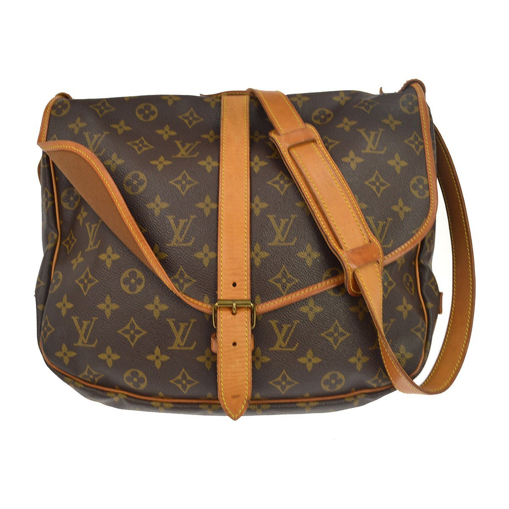 Saumur Handbag Monogram Canvas 35