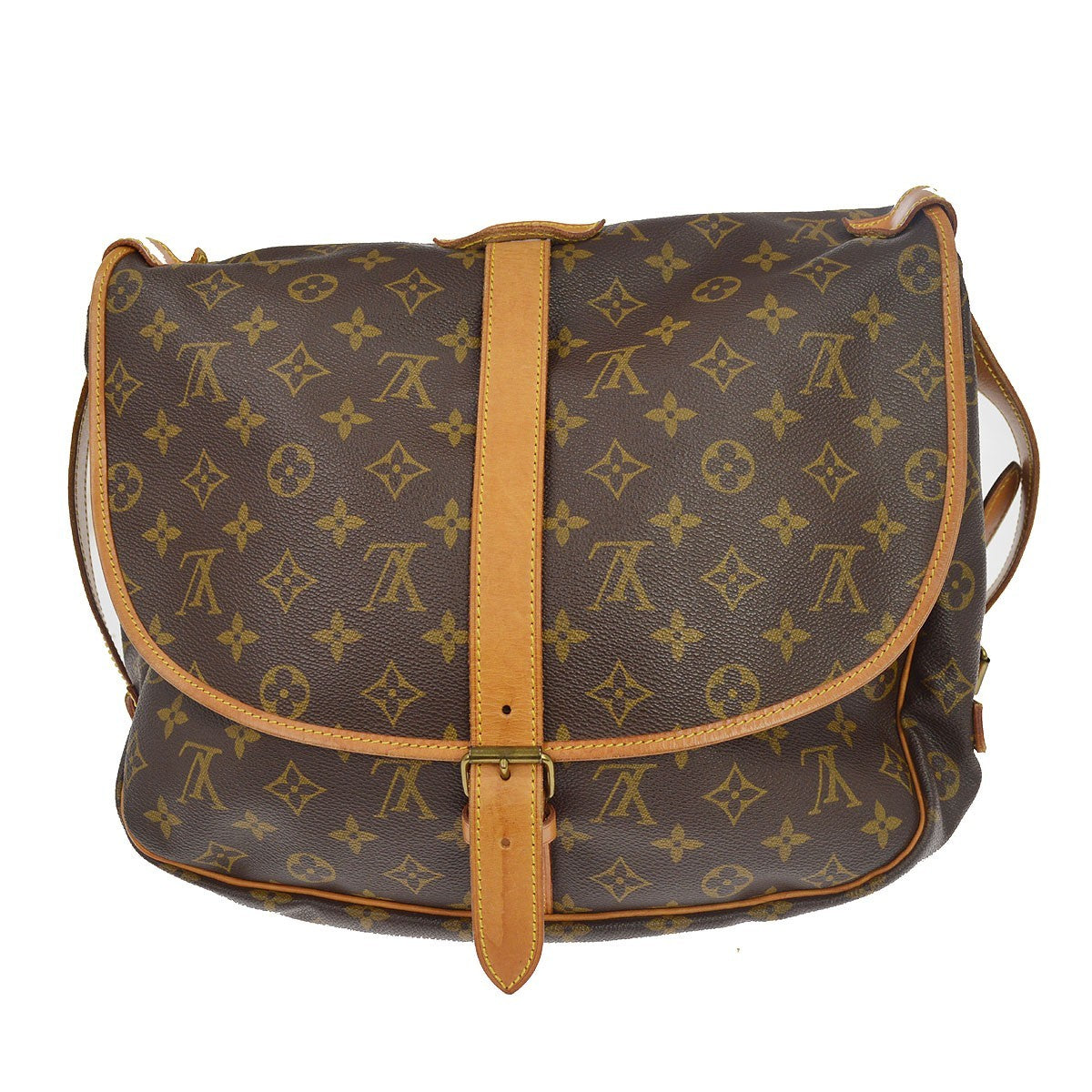 Saumur Handbag Monogram Canvas 35