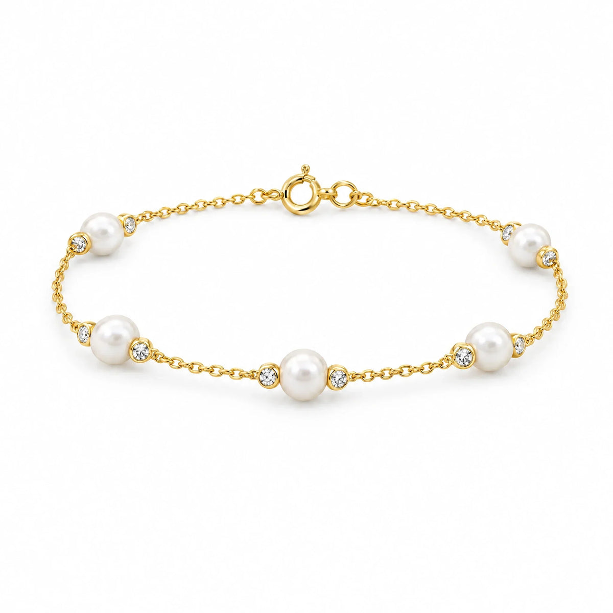 Noemi 18K Gold Plated 925 Sterling Silver Cubic Zirconia Bracelet