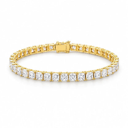 Nova 18K Gold Plated 925 Sterling Silver Cubic Zirconia Tennis Bracelet