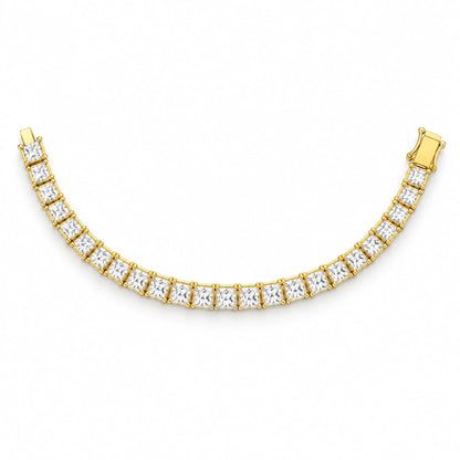 Nova 18K Gold Plated 925 Sterling Silver Cubic Zirconia Tennis Bracelet