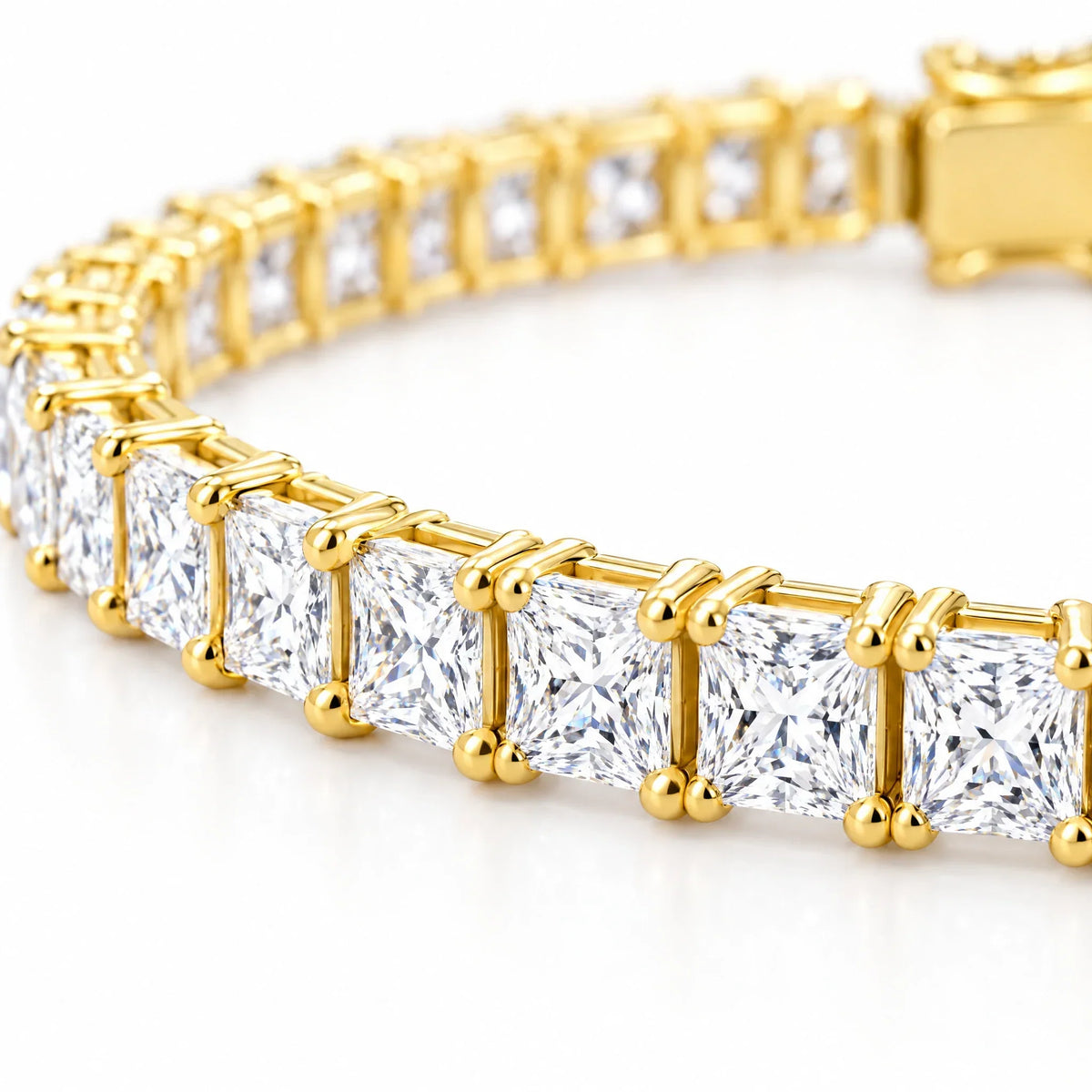 Nova 18K Gold Plated 925 Sterling Silver Cubic Zirconia Tennis Bracelet