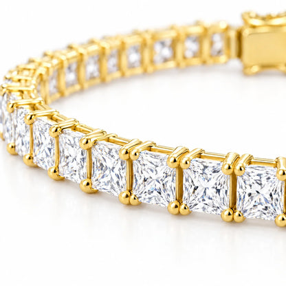 Nova 18K Gold Plated 925 Sterling Silver Cubic Zirconia Tennis Bracelet
