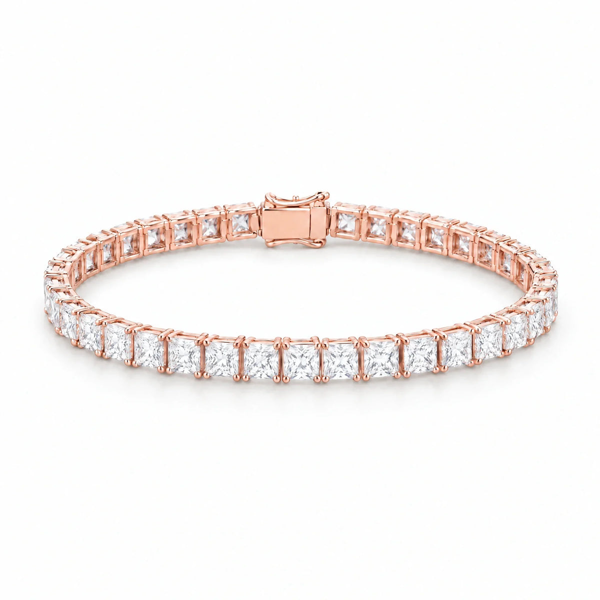 Nova 18K Gold Plated 925 Sterling Silver Cubic Zirconia Tennis Bracelet