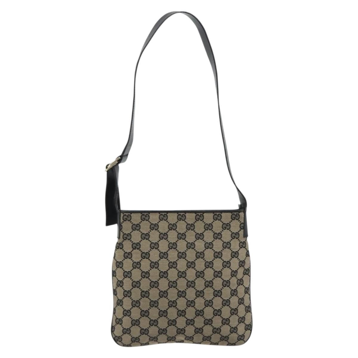 Front Pocket Web Messenger GG Canvas Small