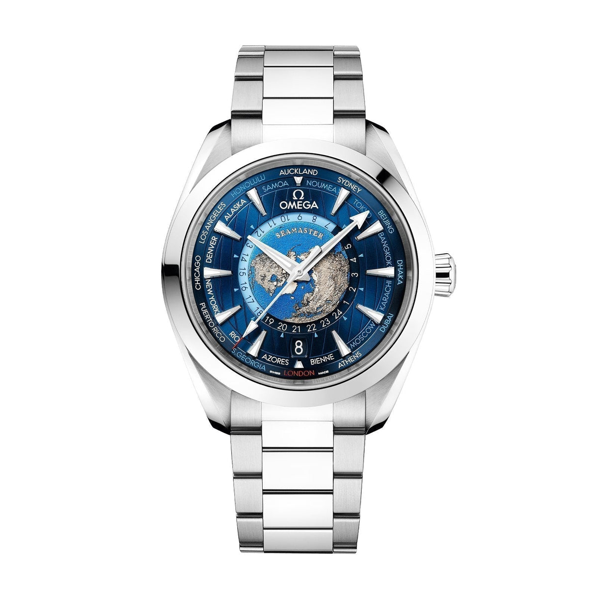 OMG Aqua Terra 150m Co-axial Master Chronometer GMT WorldTimer 43mm