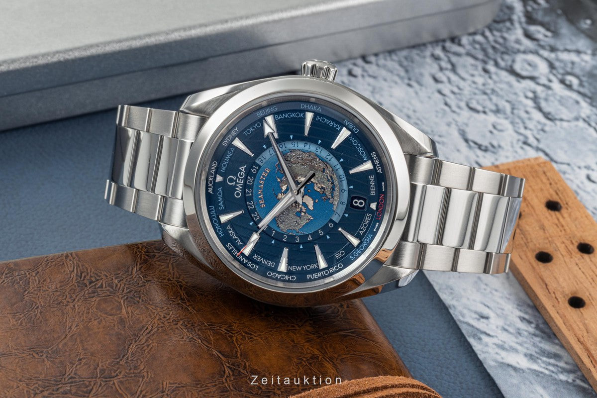 OMG Aqua Terra 150m Co-axial Master Chronometer GMT WorldTimer 43mm