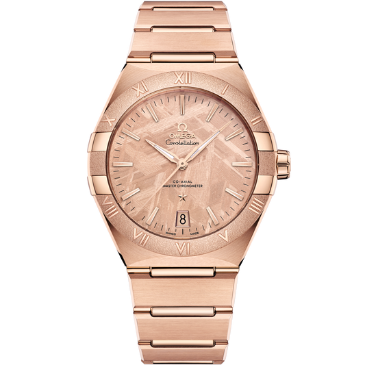 Omega Constellation 41 mm Sedna™ Gold Pink Dial Bracelet 131.50.41.21.99.002