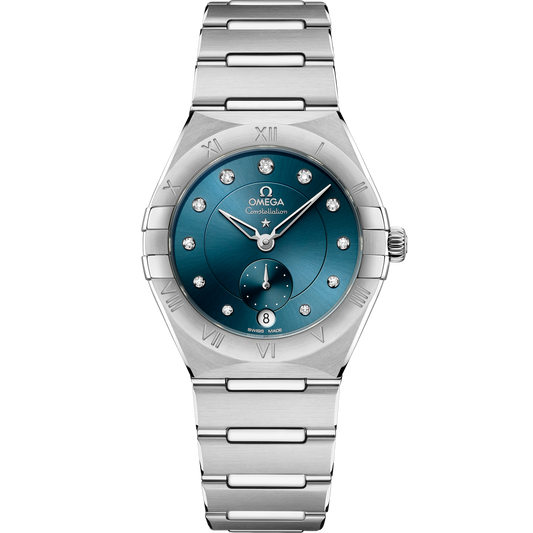 Omega Constellation 34 mm Steel Blue Dial Bracelet 131.10.34.20.53.001