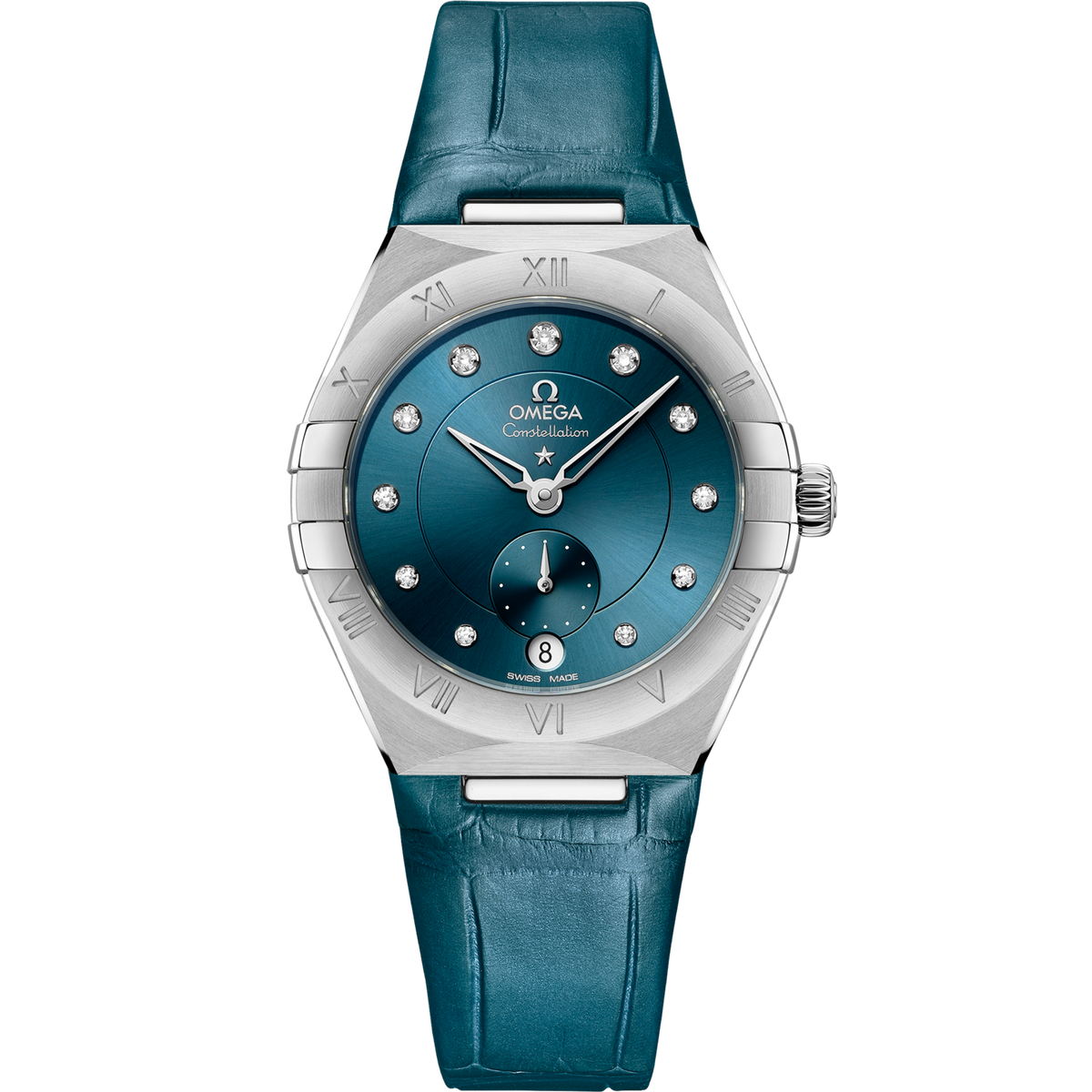Omega Constellation 34 mm Steel Blue Dial Strap 131.13.34.20.53.001