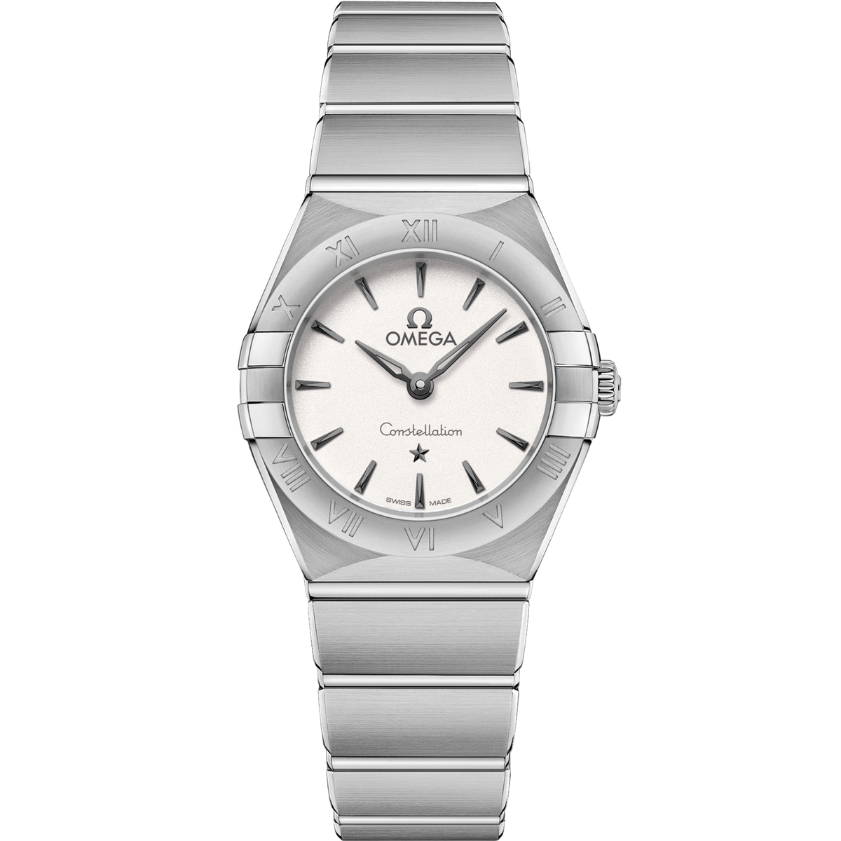 Omega Constellation 25 mm Steel Silver Dial Bracelet 131.10.25.60.02.001