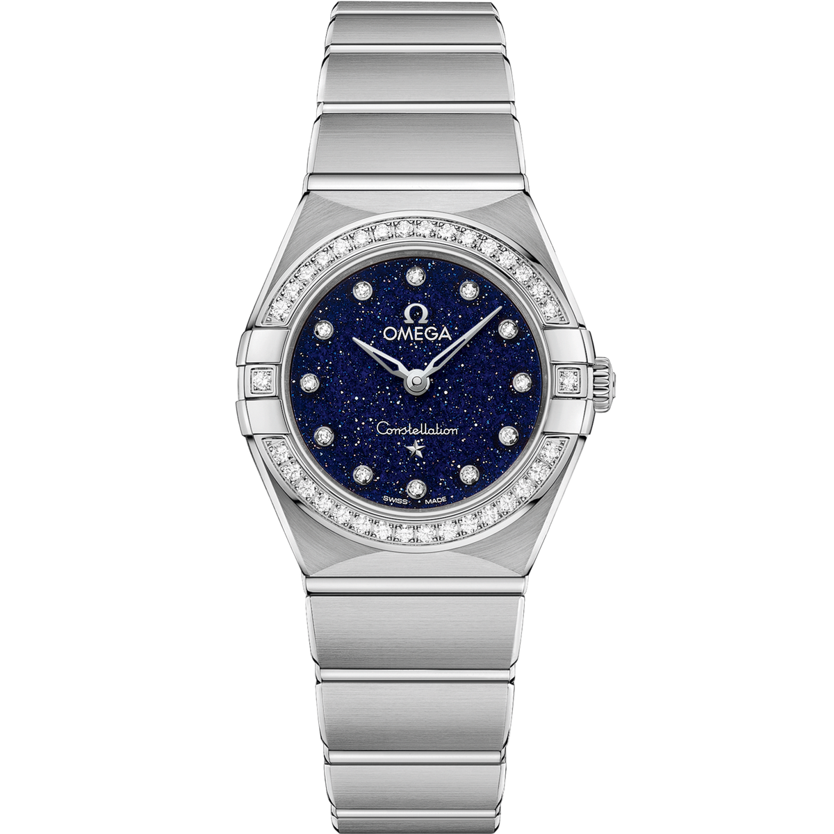 Omega Constellation 25 mm Steel Blue Dial Bracelet 131.15.25.60.53.001