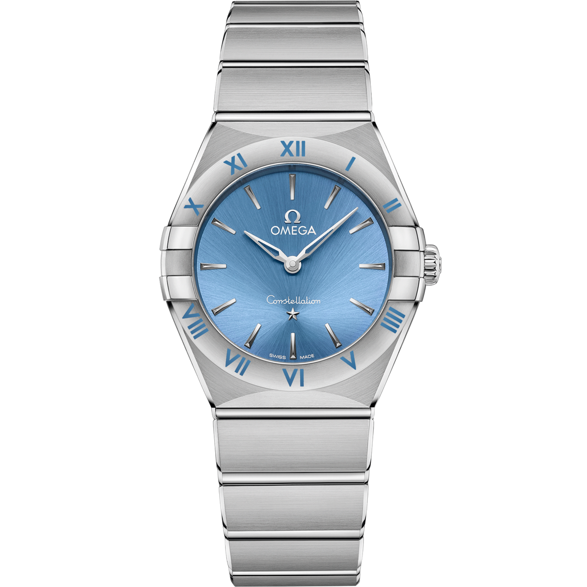 Omega Constellation 28 mm Steel Blue Dial Bracelet 131.10.28.60.03.001