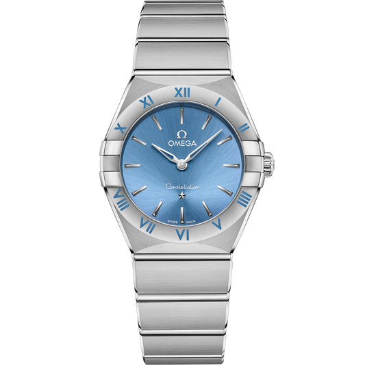 Omega Constellation 28 mm Steel Blue Dial Bracelet 131.10.28.60.03.001