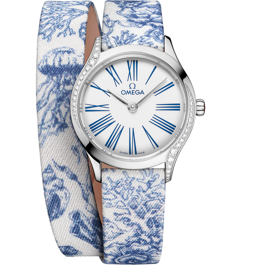 Omega De Ville Mini Trésor 26 mm Stainless Steel White Dial Strap 428.17.26.60.04.001