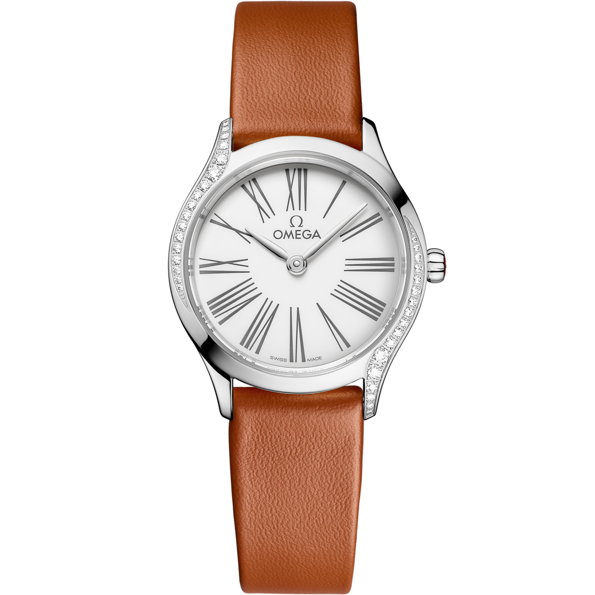 Omega De Ville Mini Trésor 26 mm Stainless Steel White Dial Strap 428.17.26.60.04.004
