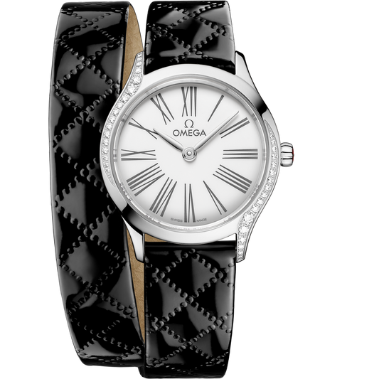 Omega De Ville Mini Trésor 26 mm Steel White Dial Strap 428.17.26.60.04.007