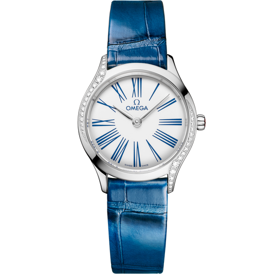 Omega De Ville Mini Trésor 26 mm Steel White Dial Strap 428.18.26.60.04.002