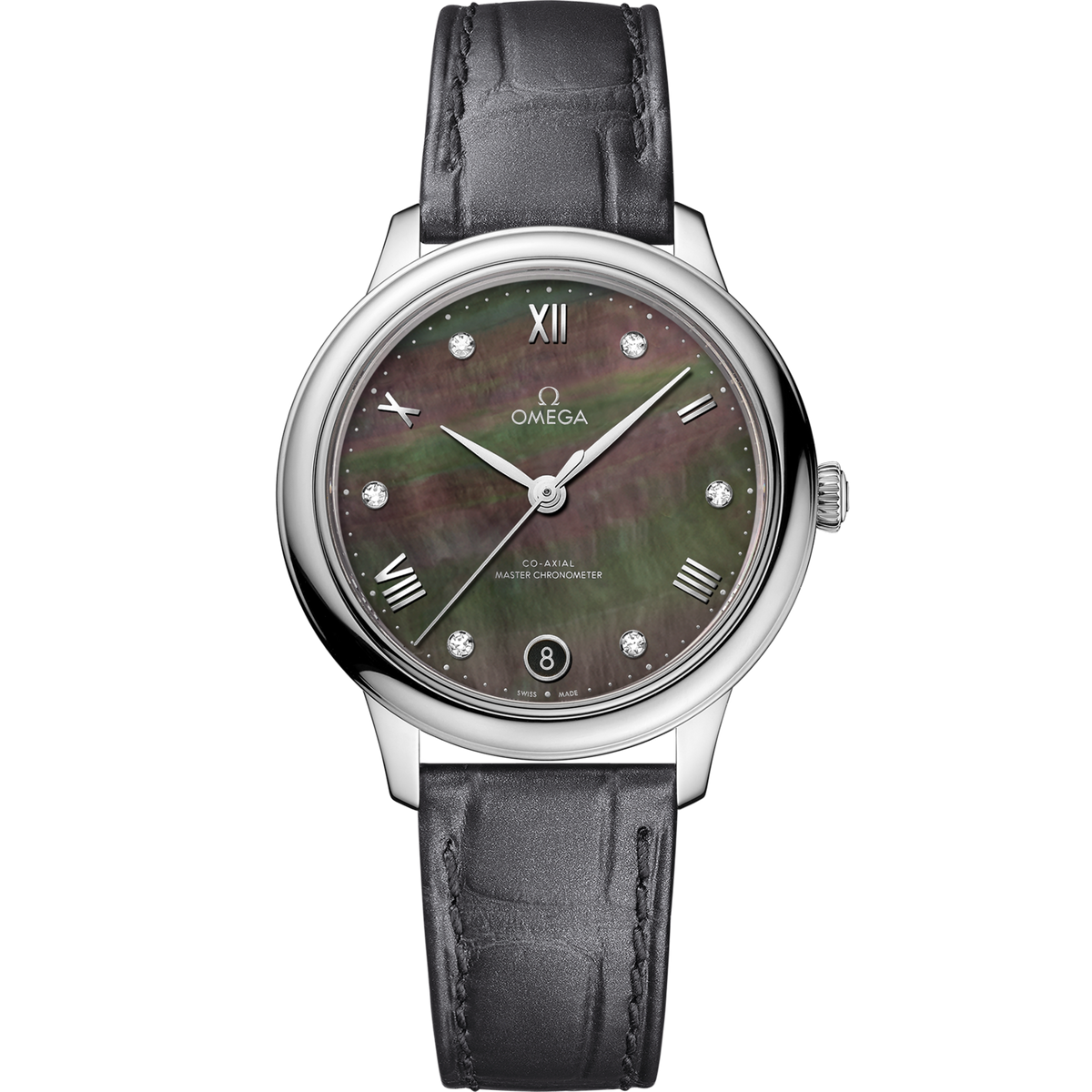 Omega De Ville Prestige 34 mm Steel Grey Dial Strap 434.13.34.20.57.001