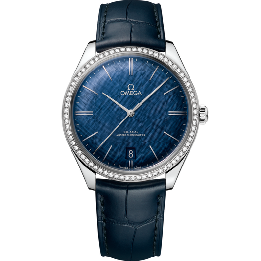 Omega De Ville Trésor 40 mm Steel Blue Dial Strap 435.18.40.21.03.001