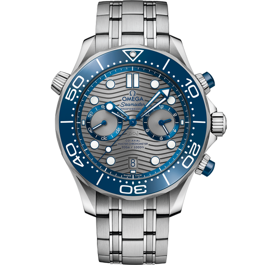 Omega Seamaster Diver 300M 44 mm Steel Grey Dial Bracelet 210.30.44.51.06.001