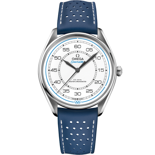 Omega Seamaster 39.5 mm Steel White Dial Strap 522.32.40.20.04.001