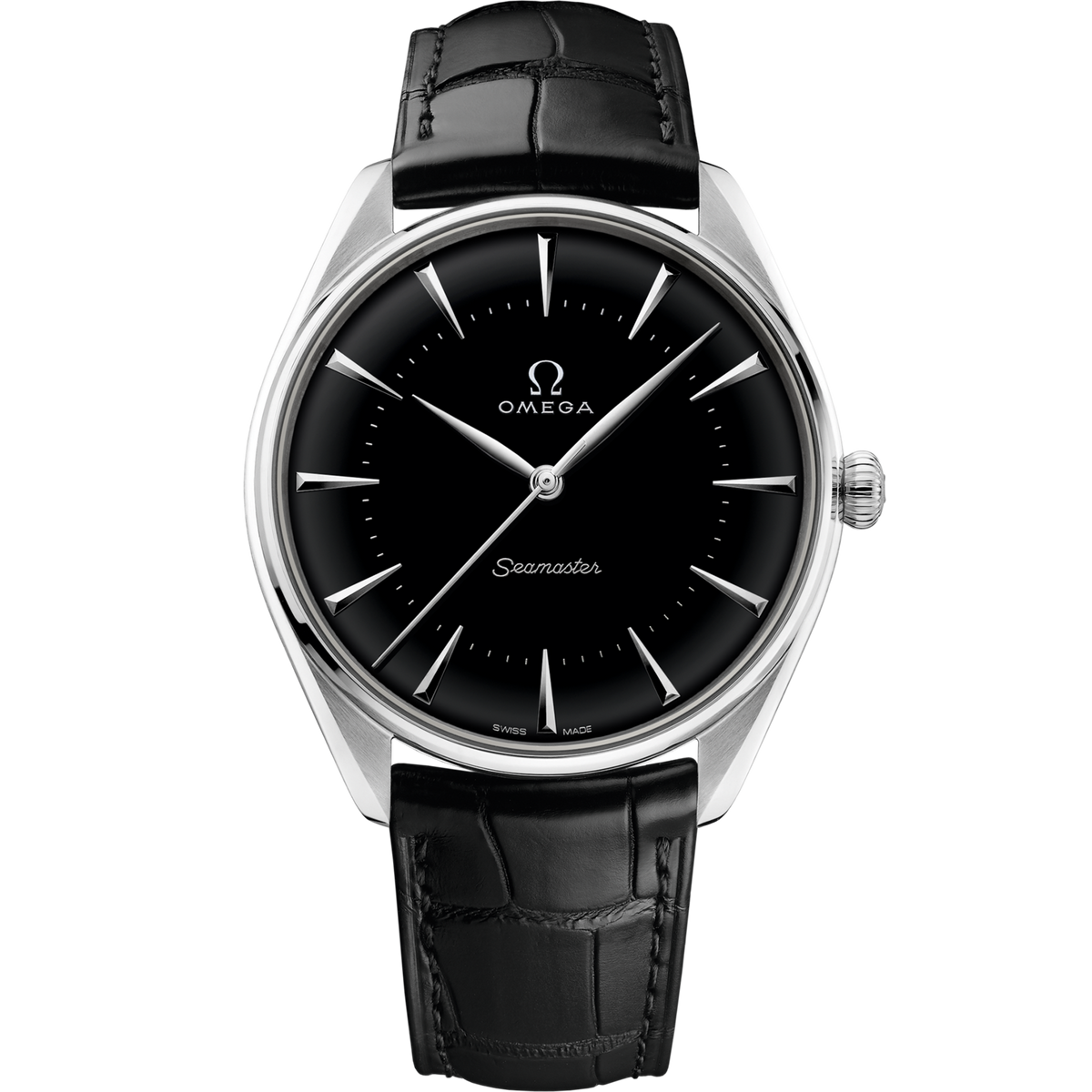 Omega Seamaster Olympic Official Timekeeper 39.5 mm Platinum Black Dial Strap 522.93.40.20.01.001
