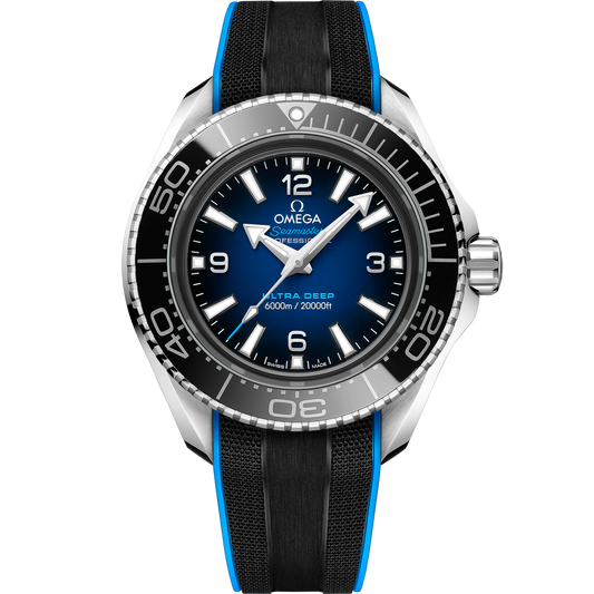 Omega Seamaster Planet Ocean 6000M 45.5 mm O‑MEGASTEEL Blue Dial Strap 215.32.46.21.03.001