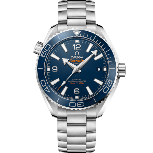 Omega Seamaster Planet Ocean 39.5 mm Steel Blue Dial Bracelet 215.30.40.20.03.001