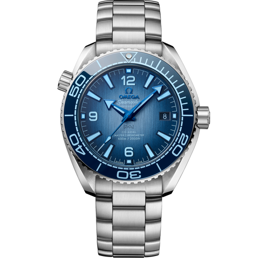 Omega Seamaster Planet Ocean 39.5 mm Steel Blue Dial Bracelet 215.30.40.20.03.002