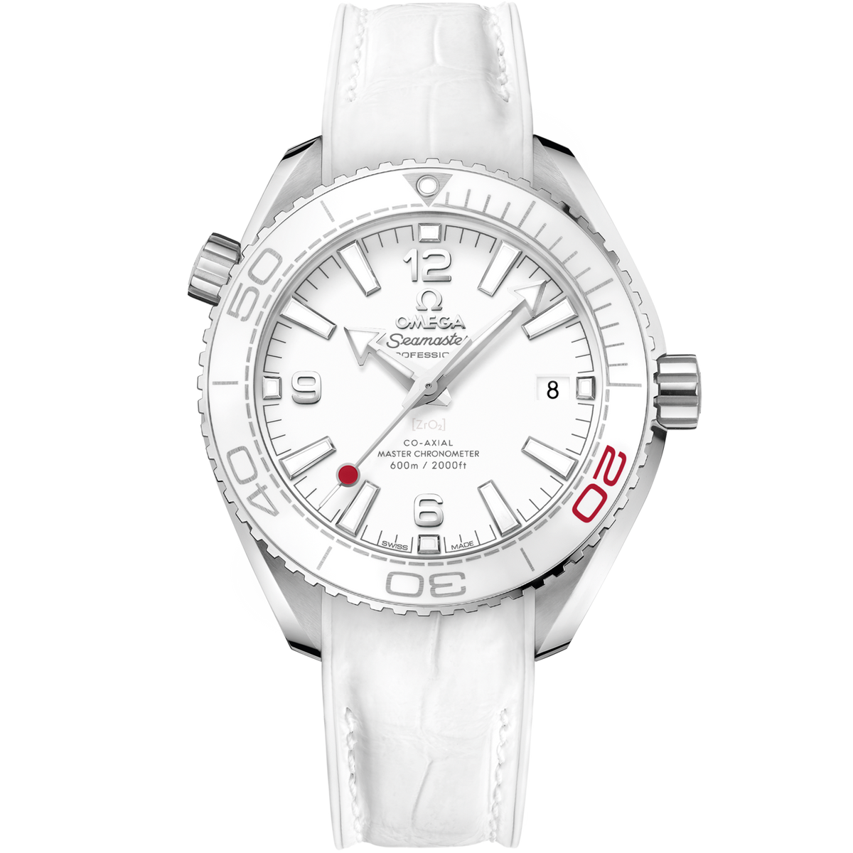 Omega Seamaster Planet Ocean 39.5 mm Stainless Steel White Dial Strap 522.33.40.20.04.001