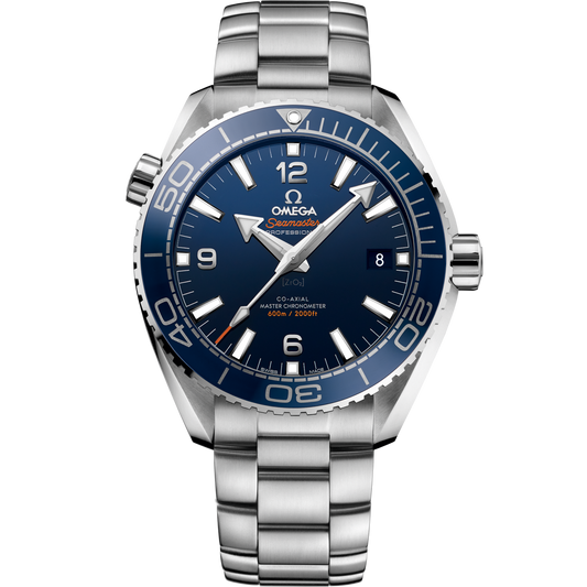 Omega Seamaster Planet Ocean 43.5 mm Steel Blue Dial Bracelet 215.30.44.21.03.001