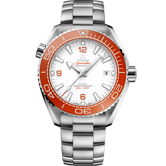 Omega Seamaster Planet Ocean 43.5 mm Steel White Dial Bracelet 215.30.44.21.04.001